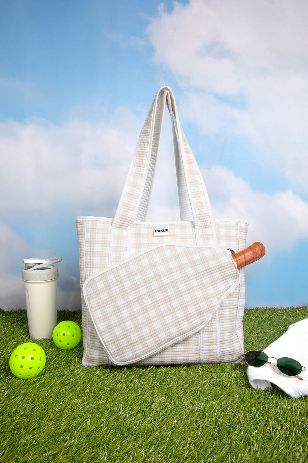 women's pickleball bag featuring stylish design and functional compartments for pickleball equipment